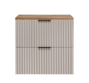 FLOW kašmír K60DC závesná skrinka pod umývadlo 60 cm