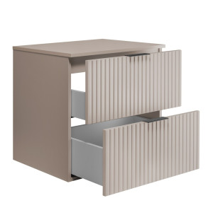 FLOW kašmír K60DK závesná skrinka pod umývadlo 60 cm