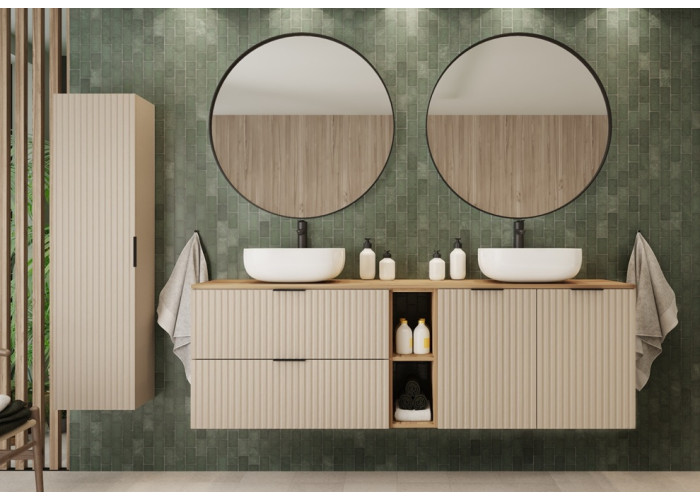 FLOW kašmír K60D2 skrinka pod umývadlo 60 cm