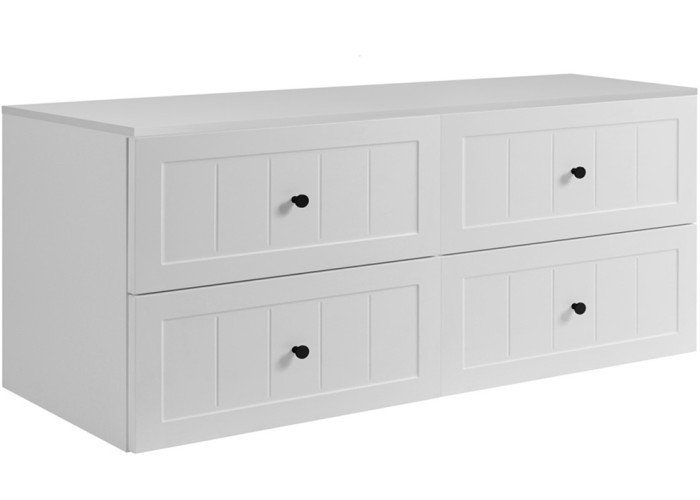 GUSTO biely W160DW závesná skrinka pod umývadlo 160 cm