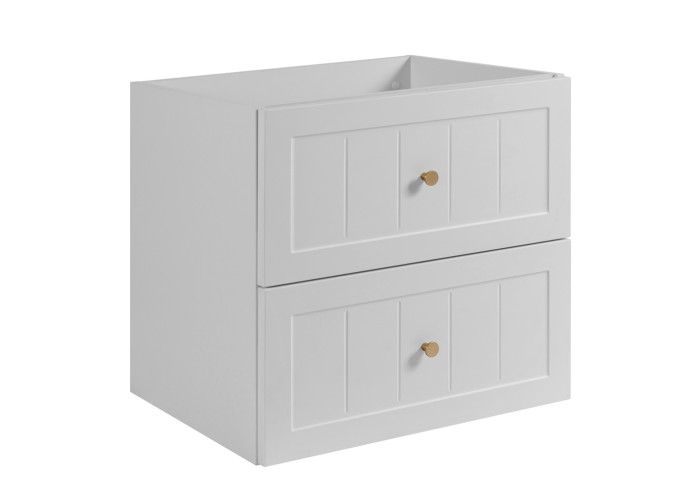 GUSTO biely W60 závesná skrinka pod umývadlo 60 cm