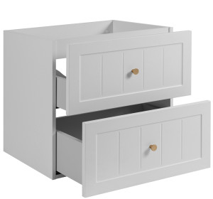 GUSTO biely W140DC závesná skrinka pod umývadlo 140 cm