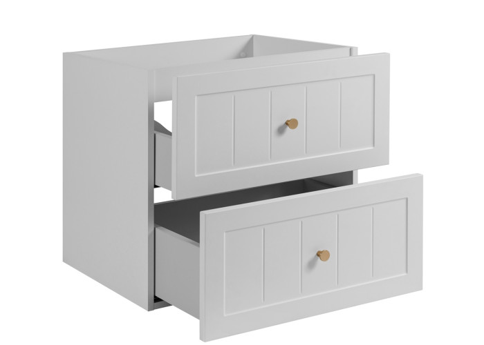 GUSTO biely W120DC závesná skrinka pod umývadlo 120 cm