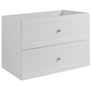 GUSTO biely W80 závesná skrinka pod umývadlo 80 cm
