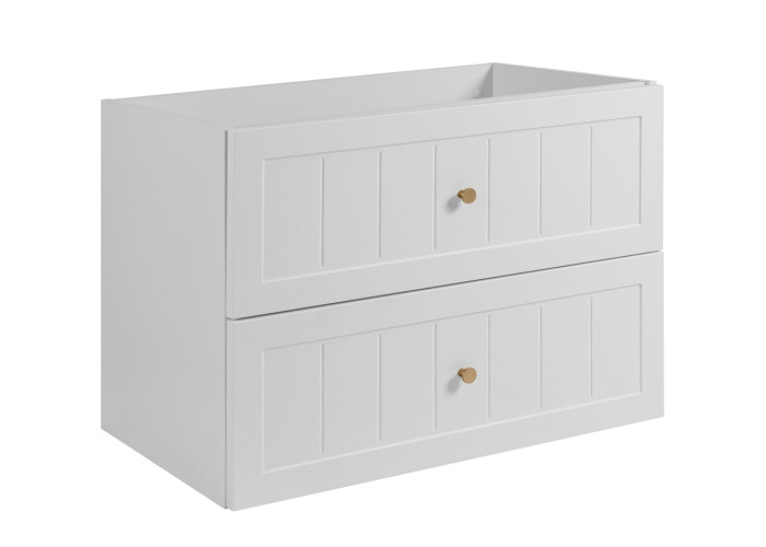 GUSTO biely W80 závesná skrinka pod umývadlo 80 cm