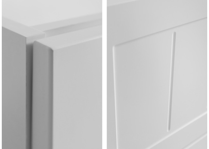 GUSTO biely W120DC závesná skrinka pod umývadlo 120 cm