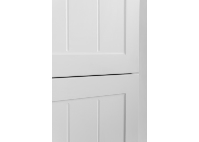 GUSTO biely W35 vysoká skrinka do kúpeľne