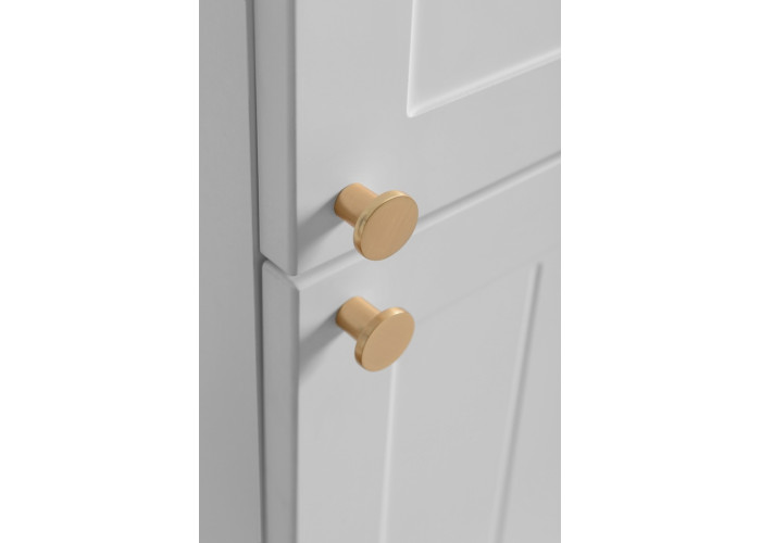 GUSTO biely W35 vysoká skrinka do kúpeľne