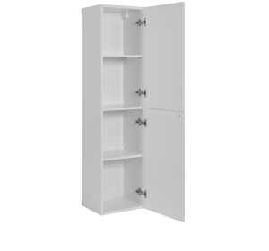 GUSTO biely W35 vysoká skrinka do kúpeľne