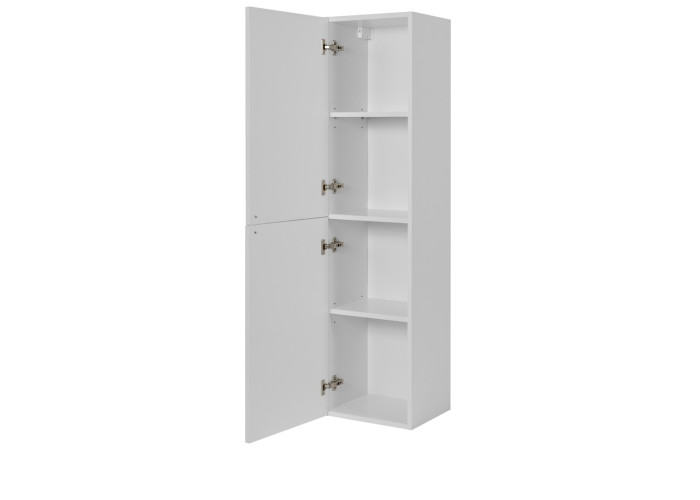 GUSTO biely W35 vysoká skrinka do kúpeľne