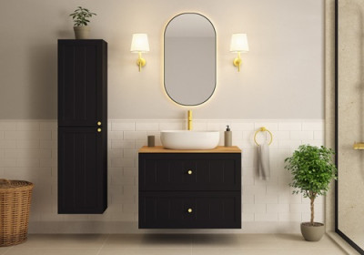 Kúpeľňový nábytok GUSTO čierny
