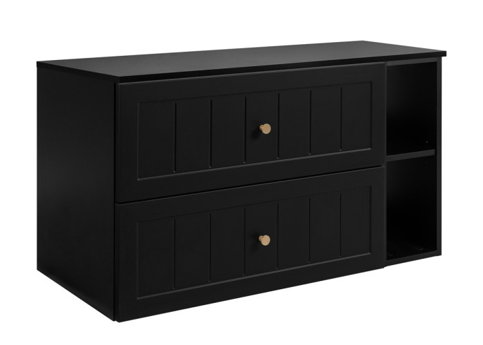 GUSTO čierny B100DB závesná skrinka pod umývadlo 100 cm GUSTO čierny B100DB závesná skrinka pod umývadlo 100 cm