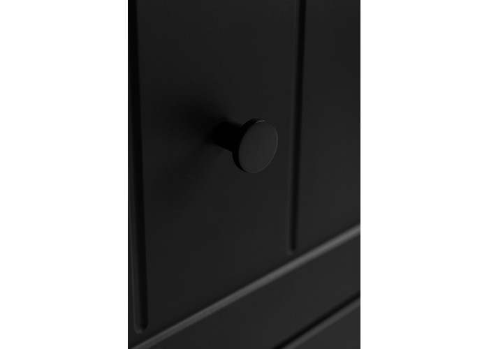 GUSTO čierny B60 závesná skrinka pod umývadlo 60 cm