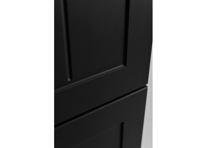 GUSTO čierny B35 vysoká skrinka do kúpeľne