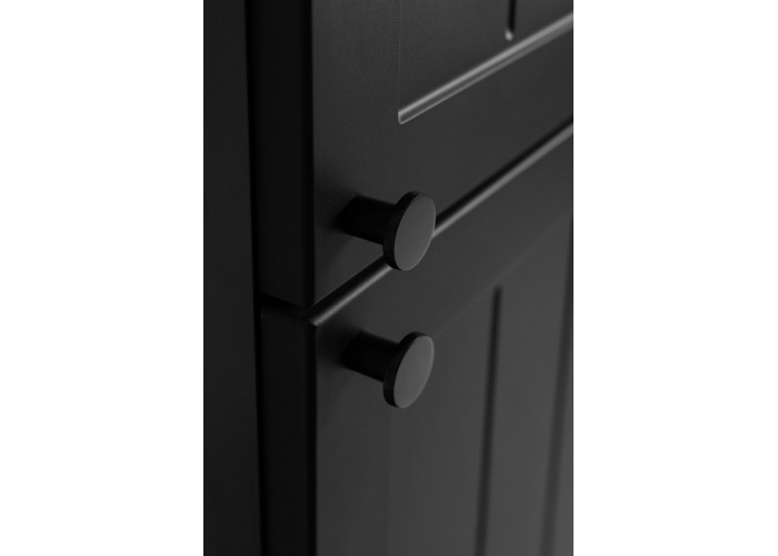 GUSTO čierny B35 vysoká skrinka do kúpeľne