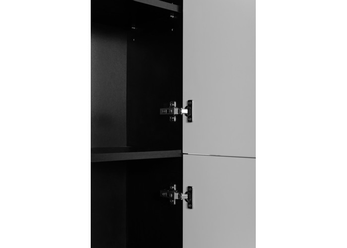 GUSTO čierny B35 vysoká skrinka do kúpeľne