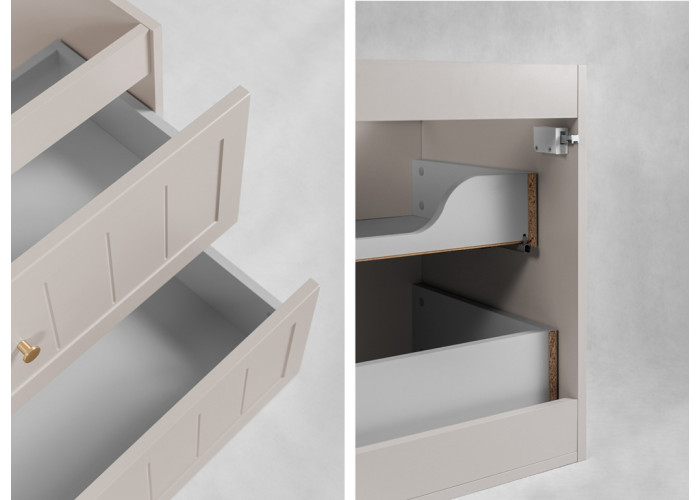 GUSTO kašmír K120DC závesná skrinka pod umývadlo 120 cm GUSTO kašmír K120DC závesná skrinka pod umývadlo 120 cm