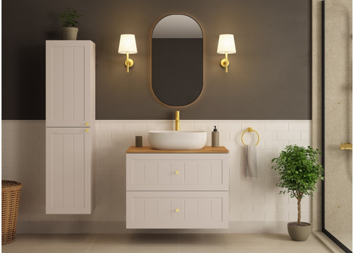 GUSTO kašmír K120DC závesná skrinka pod umývadlo 120 cm GUSTO kašmír K120DC závesná skrinka pod umývadlo 120 cm