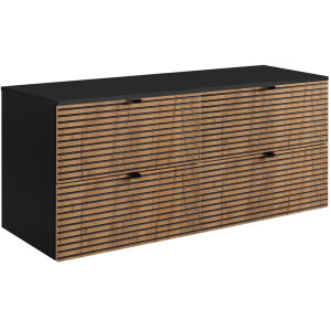 LOFT dub craft zlatý C120DB závesná skrinka pod umývadlo 120 cm