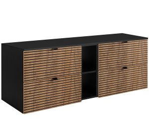 LOFT dub craft zlatý C140DB závesná skrinka pod umývadlo 140 cm