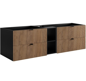 LOFT dub craft zlatý C180 závesná skrinka pod umývadlo 180 cm