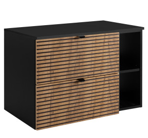 LOFT dub craft zlatý C80+DB závesná skrinka pod umývadlo 80 cm