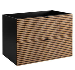 LOFT dub craft zlatý C80 závesná skrinka pod umývadlo 80 cm