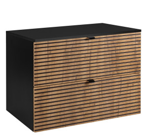 LOFT dub craft zlatý C80DB závesná skrinka pod umývadlo 80 cm