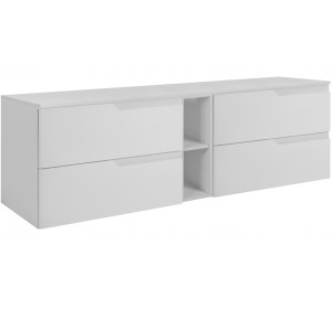 MODERN biely W180DW závesná skrinka pod umývadlo 180 cm