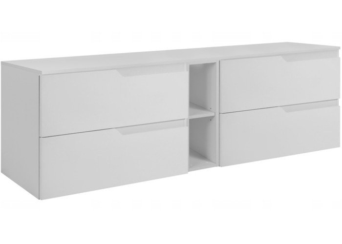 MODERN biely W180DW závesná skrinka pod umývadlo 180 cm