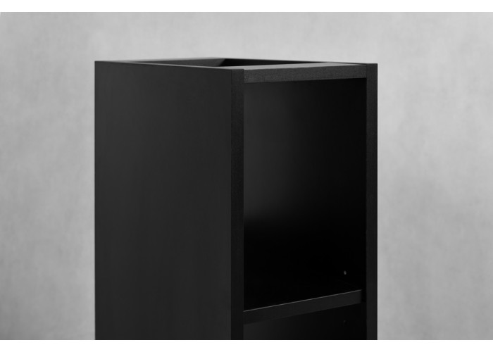 MODERN čierny B20 regál do kúpelne MODERN čierny B20 regál do kúpelne