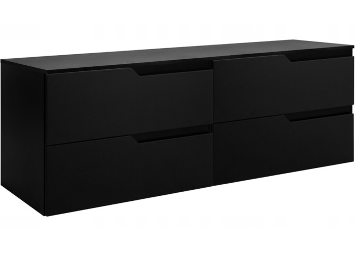 MODERN čierny B160DB závesná skrinka pod umývadlo 160 cm MODERN čierny B160DB závesná skrinka pod umývadlo 160 cm