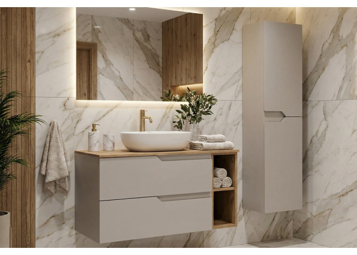 MODERN kašmír K80 závesná skrinka pod umývadlo 80 cm MODERN kašmír K80 závesná skrinka pod umývadlo 80 cm