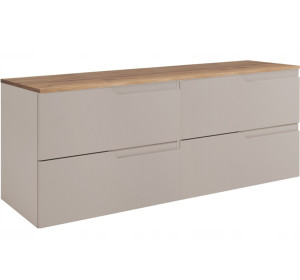 MODERN kašmír K120DC závesná skrinka pod umývadlo 120 cm