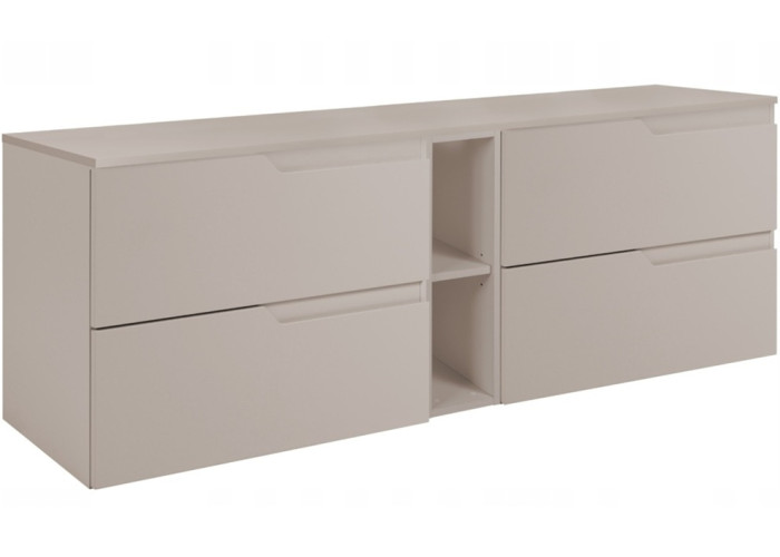 MODERN kašmír K140DK závesná skrinka pod umývadlo 140 cm MODERN kašmír K140DK závesná skrinka pod umývadlo 140 cm