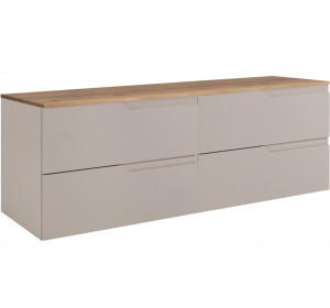 MODERN kašmír K160DC závesná skrinka pod umývadlo 160 cm