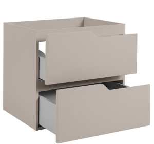 MODERN kašmír K140DC závesná skrinka pod umývadlo 140 cm