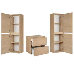 SIMPLE dub svetlý Z02, kúpeľňová zostava