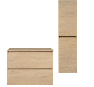 SIMPLE dub svetlý Z03, kúpeľňová zostava