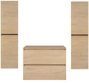 SIMPLE dub svetlý Z04, kúpeľňová zostava