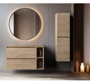 SIMPLE dub svetlý Z05, kúpeľňová zostava