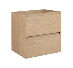 SIMPLE dub svetlý D60 závesná skrinka pod umývadlo 60 cm