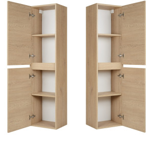 SIMPLE dub svetlý D35 vysoká skrinka do kúpelne SIMPLE dub svetlý D35 vysoká skrinka do kúpelne