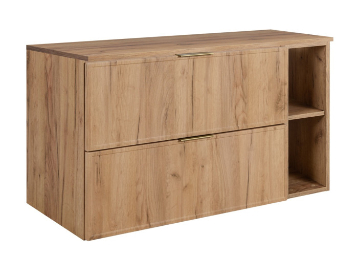 SLIM dub craft zlatý C100DC závesná skrinka pod umývadlo 100 cm