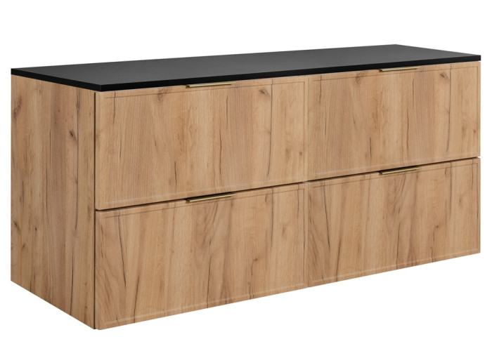 SLIM dub craft zlatý C120DB závesná skrinka pod umývadlo 120 cm SLIM dub craft zlatý C120DB závesná skrinka pod umývadlo 120 cm