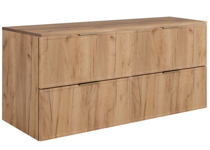 SLIM dub craft zlatý C120DC závesná skrinka pod umývadlo 120 cm SLIM dub craft zlatý C120DC závesná skrinka pod umývadlo 120 cm