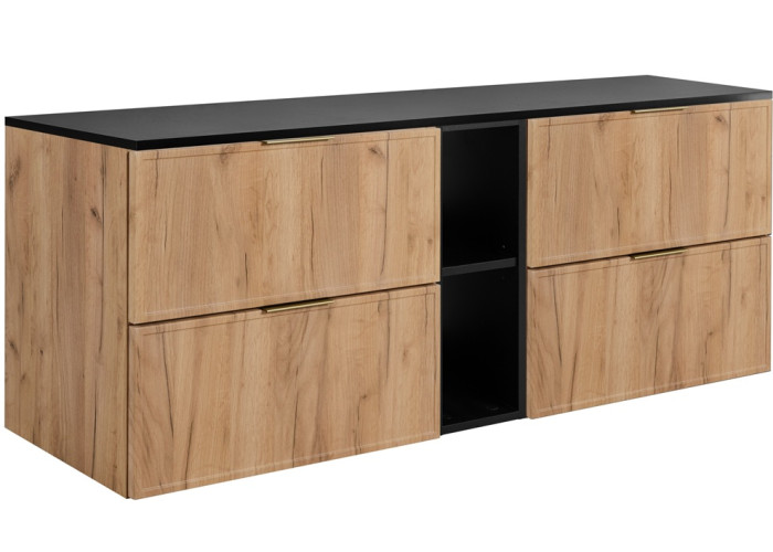 SLIM dub craft zlatý C140DB závesná skrinka pod umývadlo 140 cm SLIM dub craft zlatý C140DB závesná skrinka pod umývadlo 140 cm