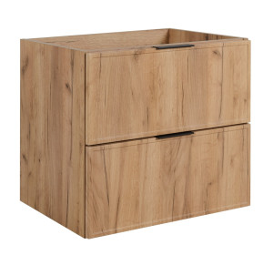 SLIM dub craft zlatý C60 závesná skrinka pod umývadlo 60 cm