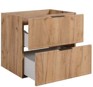 SLIM dub craft zlatý C120DB závesná skrinka pod umývadlo 120 cm