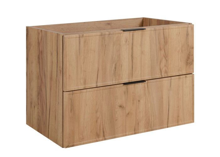 SLIM dub craft zlatý C80 závesná skrinka pod umývadlo 80 cm